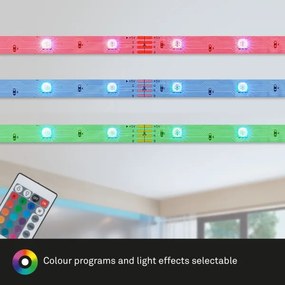 Brilo - LED RGB Striscia dimmerabile 6,6m LED/6W/USB + +TC