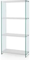 Scaffale/Libreria 3 ripiani IAN bianco_76x30x165