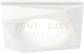 Gfa162- faretto da incasso 1 luce attacco gu10 bianco alluminio qua...