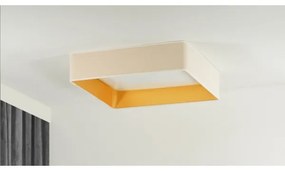 Brilagi-LED Plafoniera dimmerabile VELVET SQUARE LED/36W/230V Wi-Fi Tuya + telecomando colore crema