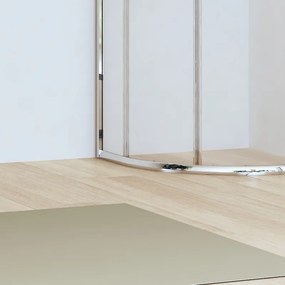 Kamalu - Box doccia 90x90cm semicircolare altezza ridotta 170 cm | CHIARA CURV-R