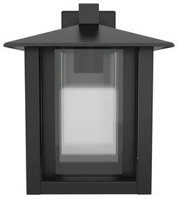 Applique Nera E27, IP54 per Esterni - Serie PILLAR Base E27