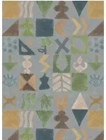 GP & J Baker Carta da parati Potato Print - Blue