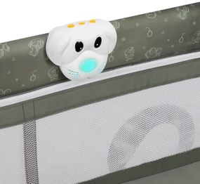 Lionelo - Lettino da viaggio SVEN PLUS Beige Oliva