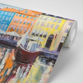 Carta da parati – Pittura a olio di Venezia