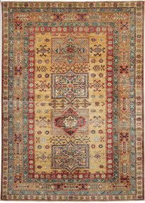 Kazak Tappeto orientale 210x150 Giallo (Pakistan) Annodato A Mano