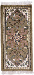 Agra Tappeto orientale 60 x 30 (Indian) Annodato A Mano