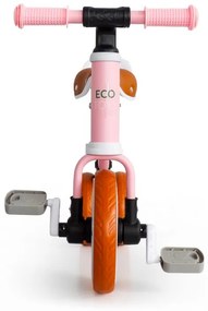 Triciclo di equilibrio per bambini in rosa ECOTOYS