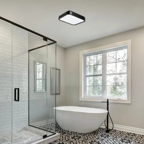 Rabalux 71255 - Plafoniera LED da bagno SAMIRA LED/18W/230V IP44 nero