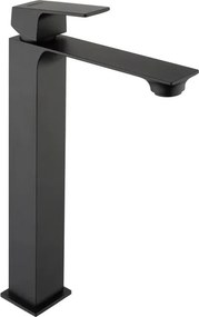Rubinetto per lavabo getto aerato Flat nero pvd opaco MAMOLI