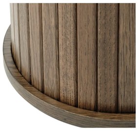 Tavolino rotondo in rovere ø 50 cm Nola - Unique Furniture