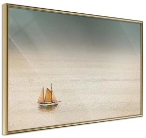 Poster  Lonely Cruise  Cornice Quadri Cornice d'oro, Larghezza x Altezza Home decor 90x60