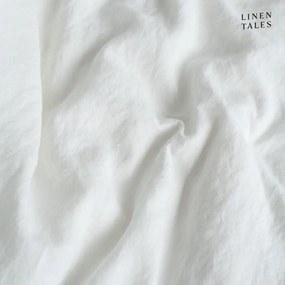 Lenzuolo elastico di lino bianco, 180 x 200 cm White - Linen Tales