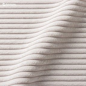 Letto matrimoniale imbottito beige con contenitore con rete inclusa 160x200 cm Mattis Cord – Meise Möbel