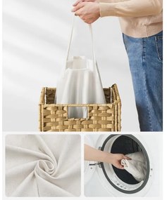 Cesto porta biancheria FLYN in rattan