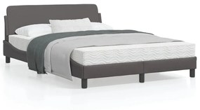 Giroletto Con Testiera Crema 120x200 Cm İn Similpelle /