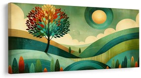 Quadro su tela – Paesaggio in tonalità naturali