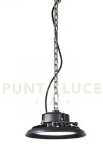 Lampada led high-bay avatar nera 100w 15000lm 4000k ip65 25,8x14,6cm