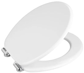 WENKO 22885100-WC Sedile WC URBIO 36x42,5 cm bianco/argento