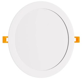 Pannello LED Rotondo 24W 2.400lm no Flickering Foro Ø222-230mm Colore Bianco Naturale 4.000K