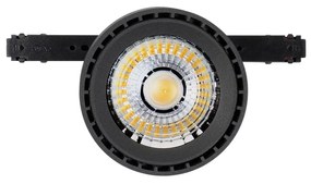 Faro LED 20W Tondo Magnetico CCT CRI92 Nero 48V - BRIDGELUX LED Colore Bianco Variabile CCT