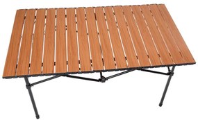 Tavolo da campeggio con piano rotante 54x93 cm