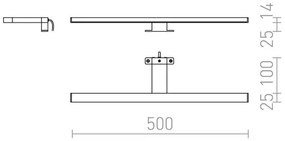 RED-Design Rendl-R12400- LED Illuminazione per specchio da bagno BALEA LED/7W/230V IP44