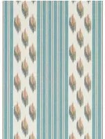Sanderson Carta da parati Musafir - Udaipur Blue/ Cinnamon