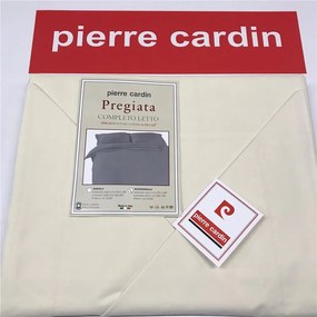 Completo Lenzuola Matrimoniale Pierre Cardin in Percalle di Puro Cotone Pregiata