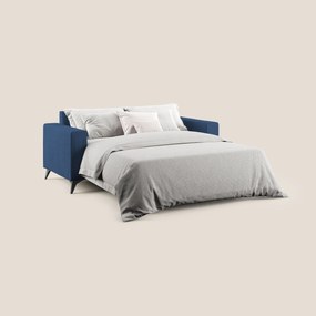 Pegaso divano letto con poggiatesta reclinabili e rivestimento T02 blu
