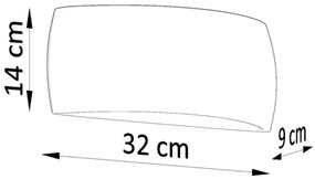 Applique PONTIUS 1xG9/40W/230V