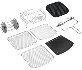 TESLA Electronics AirCook - Friggitrice digitale multifunzionale ad aria calda 11 l 2000W/230V