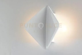Applique a parete led kite bianca 6w 540lm 4000k 17,5x8x19,7cm