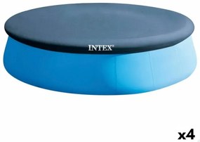 Copertura per piscina Intex Blu Marino Ø 396 cm Rotondo (4 Unità)