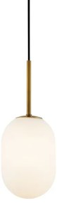 Lampadario a sospensione con filo ALIAS 1xG9/8W/230V diametro 12 cm oro