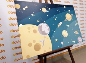 Stampa su tela – Viaggio straordinario nello spazio