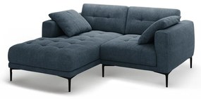 Divano angolare blu scuro (con penisola a sinistra/con chaise lounge) Bemy – Micadoni