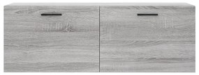 Mobile a parete grigio sonoma 100x36,5x35 cm legno multistrato