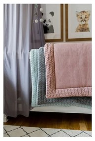 Tappeto da gioco in cotone rosa, 70 x 90 cm - Kindsgut