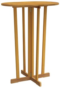Tavolo da bar pieghevole 90x65x105 cm in legno massello di teak