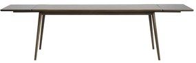 Tavolo da pranzo allungabile marrone con piano effetto rovere 190x90 cm Barrali - Unique Furniture