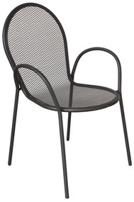 MARIS - poltrona da giardino impilabile in ferro