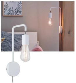 Paulmann 79811 - 1xE27/40W Applique CALVANI 230V bianca