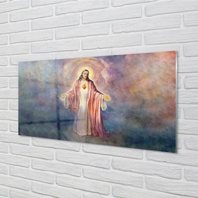 Quadro in vetro Gesù 100x50 cm