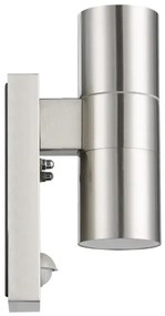 Eglo 32898 - Applique a LED  da esterno con sensore RIGA 5 2xGU10/3W/230V IP44