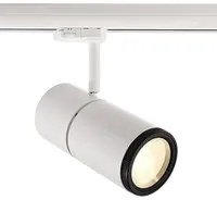 PLEIONE FOCUS II faretto track LED COB 34W binario trifase angolo luce regolabile 25-60 gradi RA>90 negozio 230V 3000K