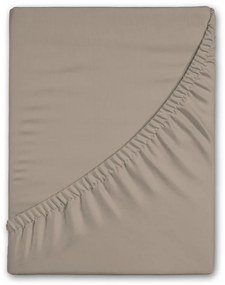 Lenzuolo con angoli marrone in flanella 140x200 cm – Good Morning