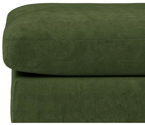 Pouf in tessuto verde scuro Comfy - Scandic