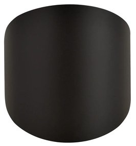 Applique Minimal 1 Luce Indiretta Agni In Acciaio Nero