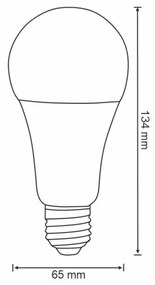 RGBW Lampadina LED dimmerabile A65 E27/11W/230V 2700-6500K Wi-Fi Tuya
